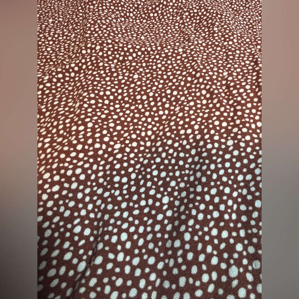 Abercrombie & Fitch Vintage Abercrombie & Fitch Women's Polka Slide Slit Dress - Picture 14 of 15